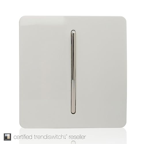 Trendi Switch ARTSS6WH 10 A Trendi 3 Gang 2 Way Artistic Modern Glossy
