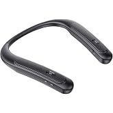 Gardway Neckband Bluetooth Speaker, Wireless Wearable Bluetooth Speaker | 3D Stereo Sound, 12 Hrs Playtime, 78g LightWeight, USB Rechargeable, Portable Neck Speakers for Home, Office and Outdoors