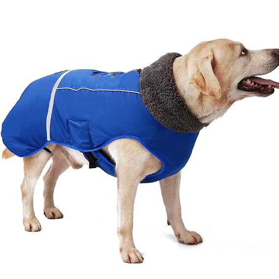 Warm Dog Jacket, Dog Cold Weather Coat Waterproof Dog Winter Jacket