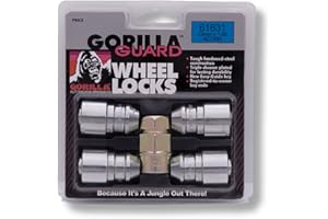 Gorilla Automotive 61631 Acorn Gorilla Guard Locks (12mm x 1.50 Thread Size) - Pack of 4