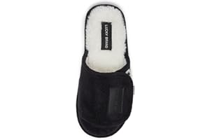 Lucky Brand Boys Slippers - Fuzzy Non Slip Memory Foam House Slippers for Kids - Plush Soft Rubber Sole Bedroom Shoes