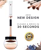 Makeup Brush Cleaner and Dryer Electric Spinner Machine Cleaning Tool echt NEW 2018 Model - Cleans and Dries Brushes in 30 Seconds - Great for Cleaning Brushes Quickly and Effectively