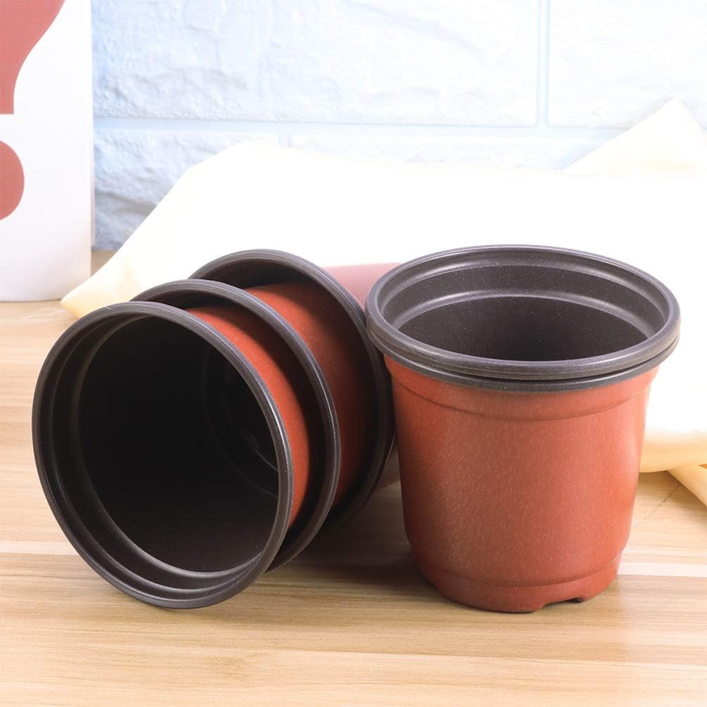 DOITOOL 100PCS Plastic Plants Nursery Pots - Image 5