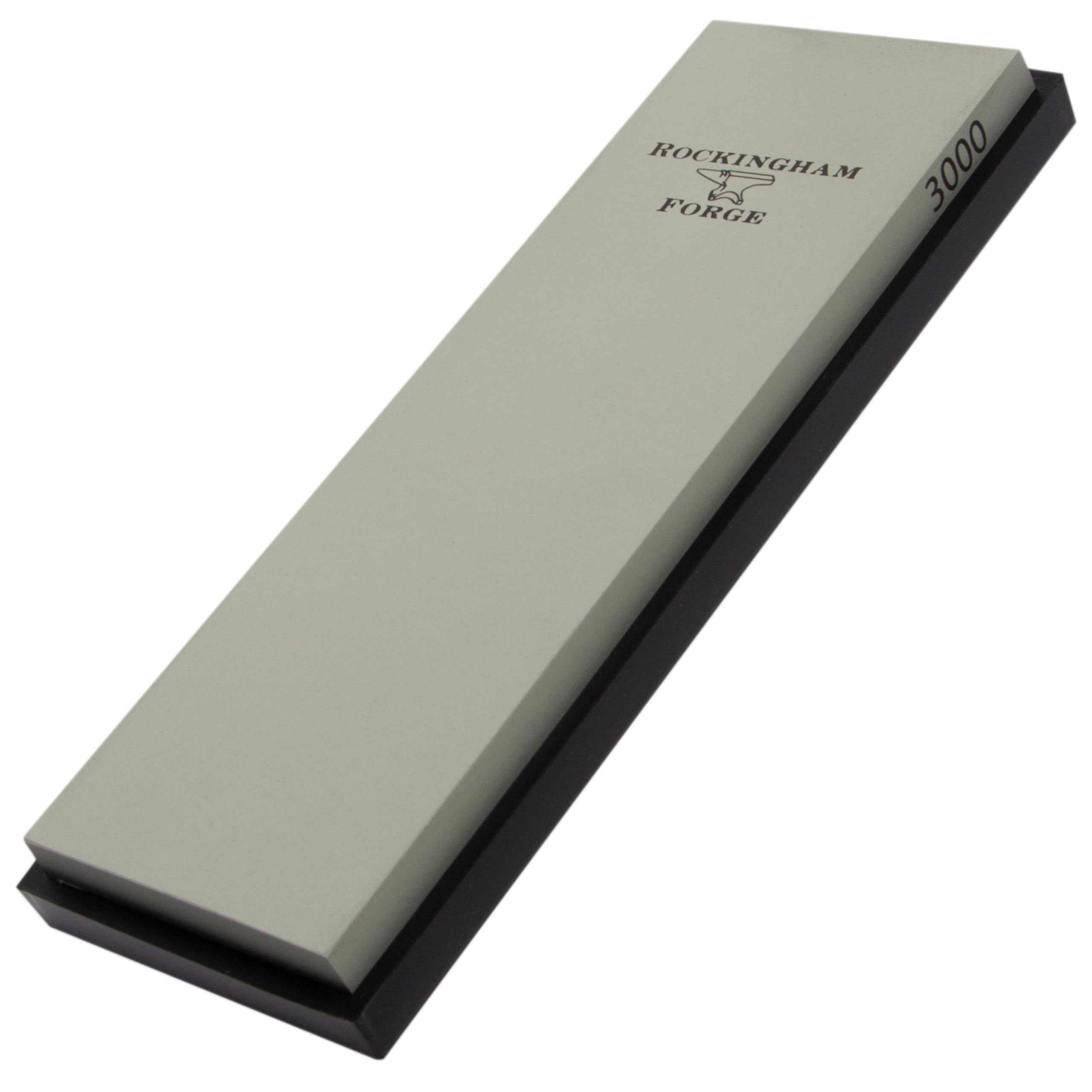 Rockingham Forge SUPERSHARP Whetstone, Fine 3000 Grit - Professional Knife Sharpening Stone with Non-Slip Base, 18x6x1.5cm – Knife Sharpener for Kitchen Knives
