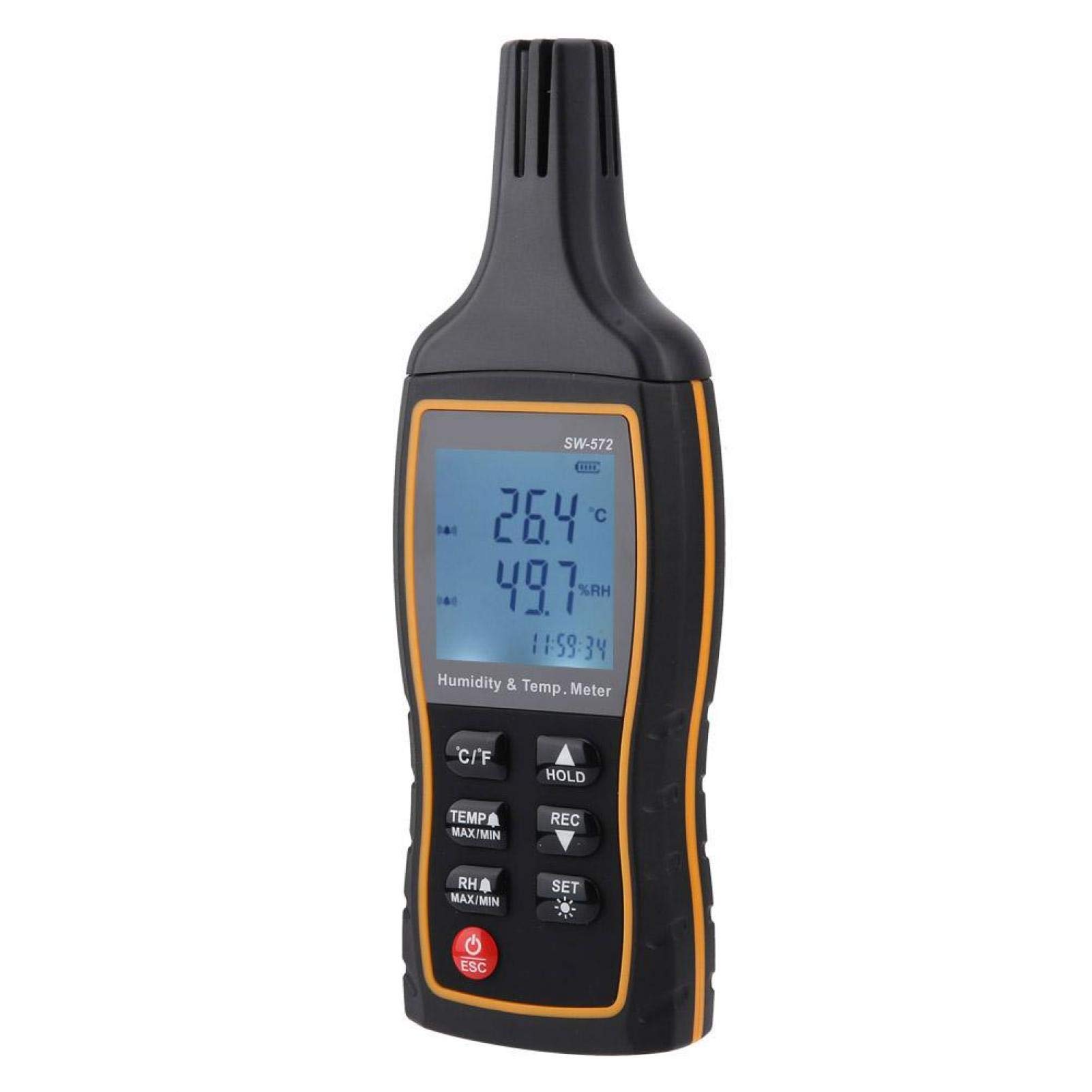 Digital Humidity Meter, Thermal Hygrometer Handheld Digital Humidity Meter for Agriculture for Meteorology