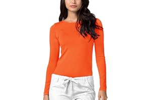 ADAR UNIFORMS Adar Underscrubs for Women - Long Sleeve Underscrub Comfort Tee