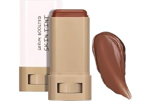 SWETIYOU Beauty Balm Serum Boosted Skin Tint, Foundation Makeup Stick Hydrating Tinted Moisturizer, Lightweight and Buildable Solid Tinted Hydrating Serum Foundation Contour Stick, Natural Finish(02#)