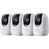 MUBVIEW Pet Camera with Phone App, Indoor Security Camera, 2.4/5GHz WiFi Cameras for Home Security, Wired Cameras for Dog/Elder/Baby, Motion Tracking, PT, 7X24, Two-Way Audio, 2K Night Vision (4 Pack)