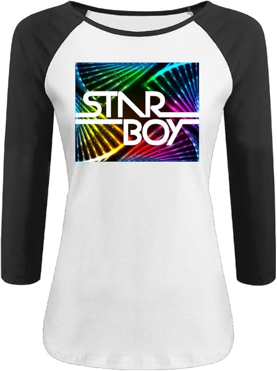 Amazon Co Jp Kamiti カミチ 女の子 スターボーイ イラスト ラグラン Tシャツ 5分袖 服 ファッション小物