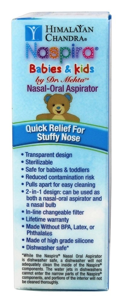 Himalayan Chandra Naspira, Neilmed, Nasal-Oral Aspirator, Babies and Kids, 1 Count