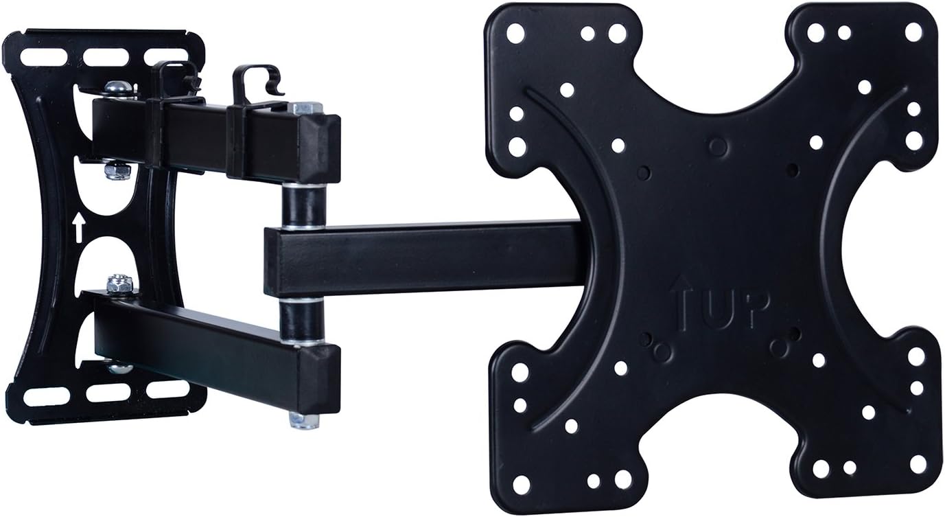 CNYF FS501L Mount Full Motion TV Wall Mount Bracket Heavy Duty Articulating Tilt Swivel. Fits Most 32 Inch Flat Screen and Samsung LG Sony VIZIO TV Flat Screens LCD Display with Max VESA 200mmX200mm