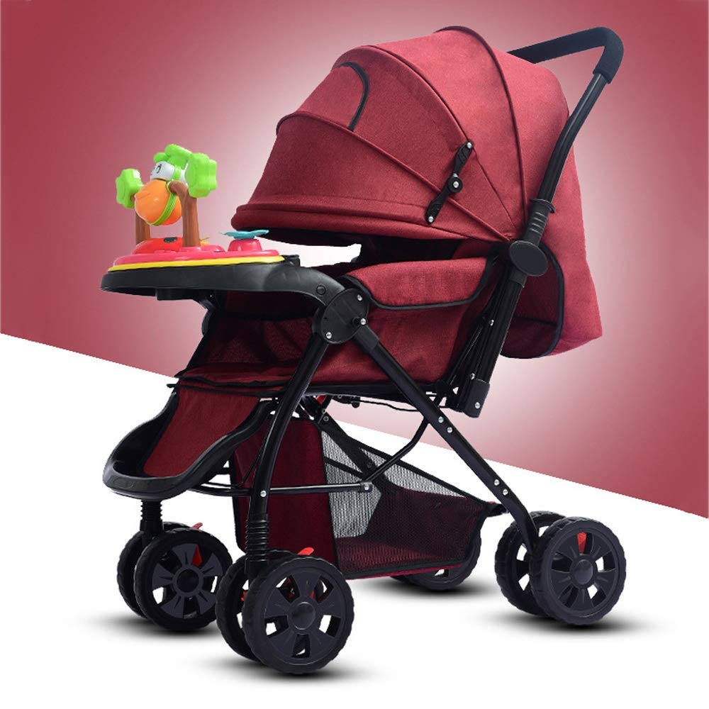 red stroller for baby boy