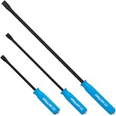 Channellock 3pc Professional Pry Bar Set - Ergonomic Molded Grip, Made in USA - 12, 17, 25 in