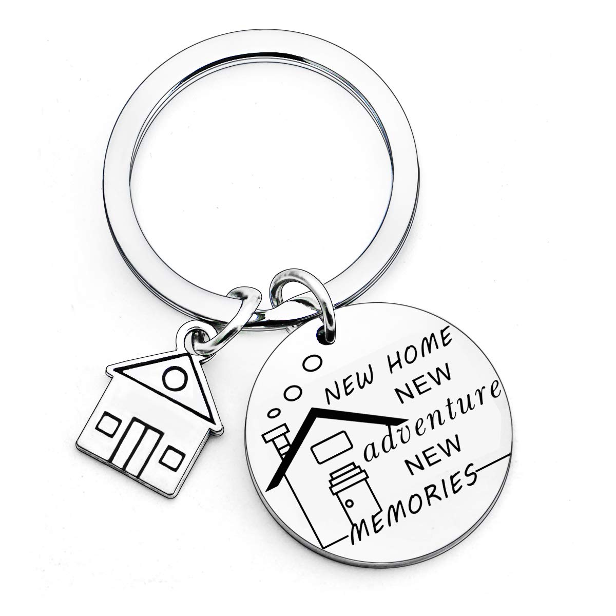 MADHAHEFU New Home Keyring First Home Gifts Housewarming Gifts for Men Women New Home Present Jewellery