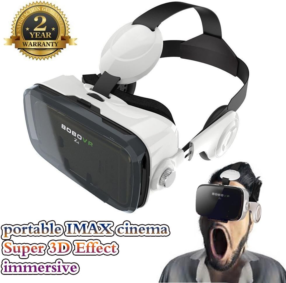 VR Headset 3D VR Glasses 360° Viewing Immersive Virtual Amazon.co.uk