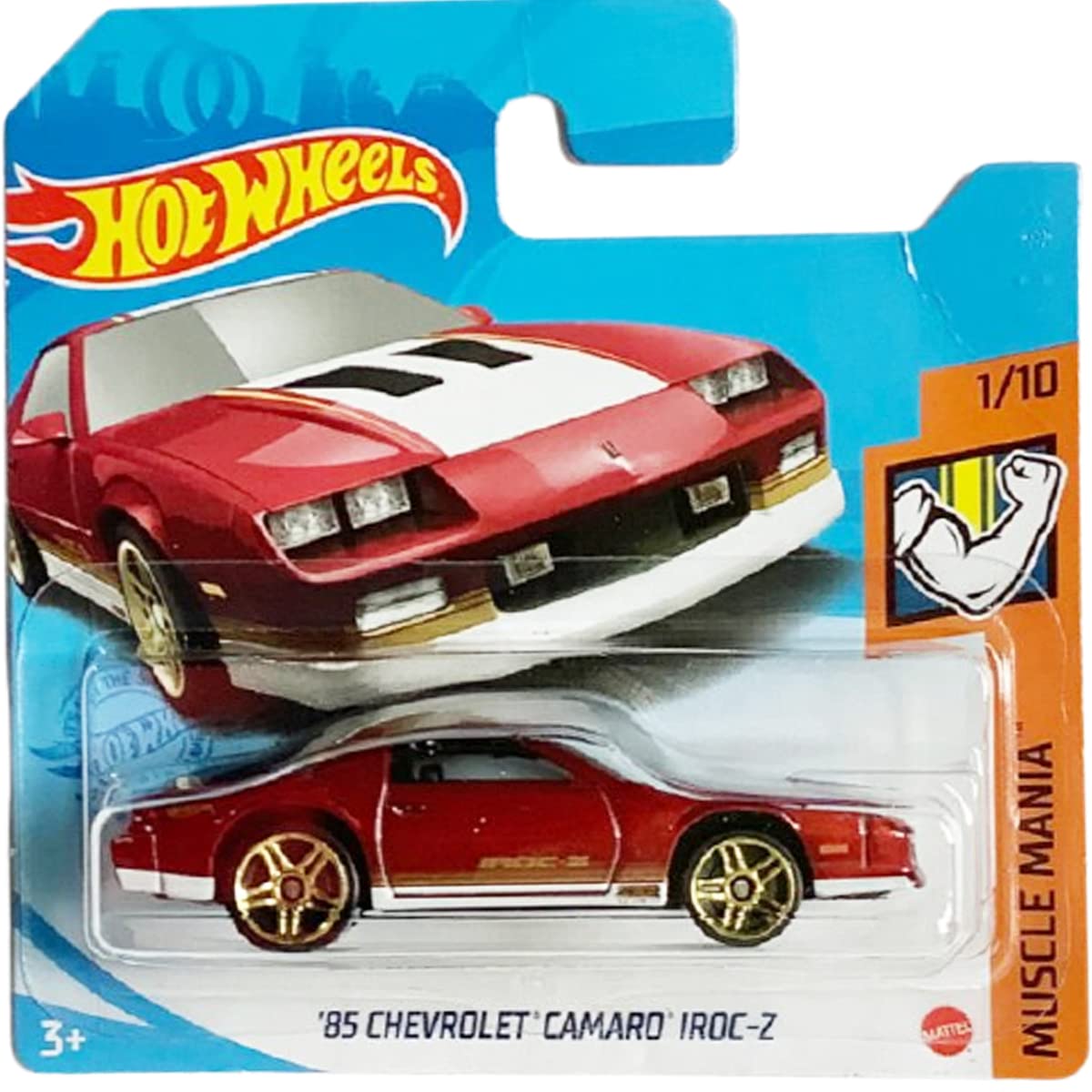 Hot Wheels '85 Chevrolet Camaro IROC-Z Muscle Mania 1/10 (191/250) 2021 Short Card