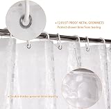 WELTRXE Shower Curtain Liner 183x183cm Mould Proof 12 Grommets 3 Magnets view 3
