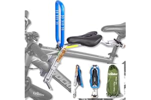 UrRider Child Bike Seat, Front Mount Kids Bike Seat,Fit Mountain Bikes, Cruiser Bikes, Folding Bikes, Ultra Light,Portable, Tool-Free, Quick-Release,Toddler Bike Seat for 2-6 Years(up to 60lbs)