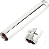 Haofy Stainless Steel Shower Head Extension Arm 4 Inch Round Bathroom Extender view 7