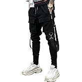 XYXIONGMAO Men's Unisex Cargo Harem Pants Functional Tactical Sweatpants Slacks Hip Hop Jogger Techwear Streetwear Overalls