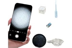 DSNMYO Men's at-Home Sperm Observation kit，A Microscope or Magnifying Glass That can be Used 100 Times， Quickly Obtain Results Using a Smartphone，Suitable for Male Fertility Self-Testing.