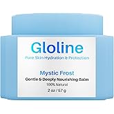 Gloline Mystic Frost – Natural Skin Superfood Balm for Face & Body with Squalane, Shea Butter, Menthol, Vitamin E Oil for Skin Nourishment + 6 Antioxidant-Rich Botanicals | Face and Body Moisturizer