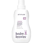 ATTITUDE Baby Fabric Softener, Plant and Mineral-Based Ingredients, HE Compatible, Vegan and Cruelty-free Laundry and Household Products, Sweet Lullaby, 40 Loads, 33.8 Fl Oz