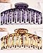 Prettyou Hair Clips 4.3 Inches Large Plastic Resin Hair Accessories Clip for Women, Pack of 2. (Purple-Yellow)