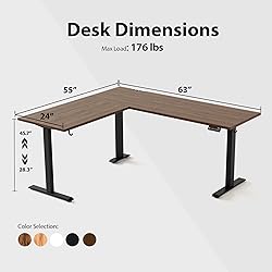Agilestic L Shaped Standing Desk Adjustable