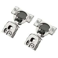 50 Pack 25 Pairs 1 inch Overlay Soft Close Hinges