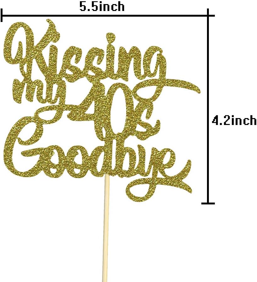 Party Supplies Set Of Kiss The 40 S Goodbye 50th Birthday Party 1 Inch Circle Confetti Party Decor