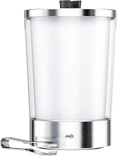 EMSA 514235 Flow Slim Eiswürfelbehälter, 14.5 x 14.5 x 23.5 cm,Transparent