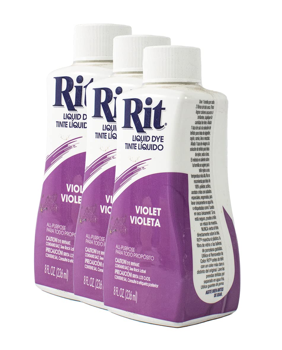 Rit Dye Liquid 236ml Violet Pack of 12