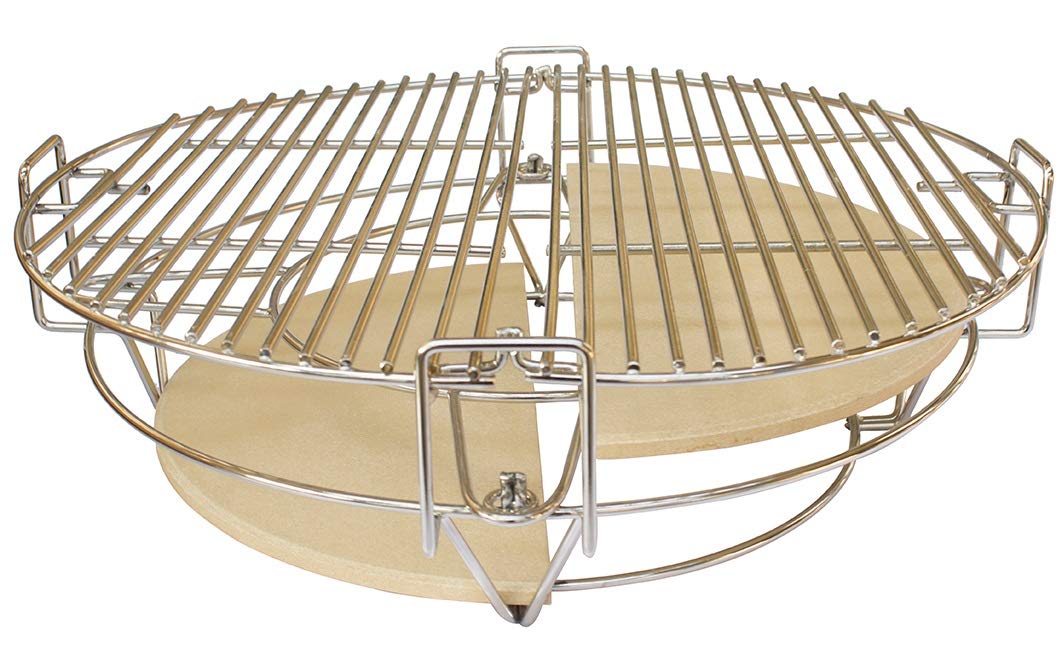 YNNI KAMADO TQDC21 21" Divide and Conquer 6 Piece with Pot Holder Kamado Grill Universal TQDC21