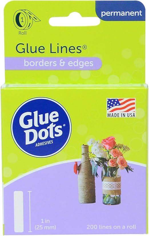 Glue Dots Clear Glue Line Roll1Inch 200/Package Amazon.ca Home