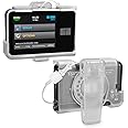 APDTEK Tandem Tslim X2 Pump Case Accessories Smooth Comfortable Flexible Safe Convenient Insulin Pump Holder 360° Rotating Sturdy Belt Clip for t:Slim/t:Slim G4 (Clear)