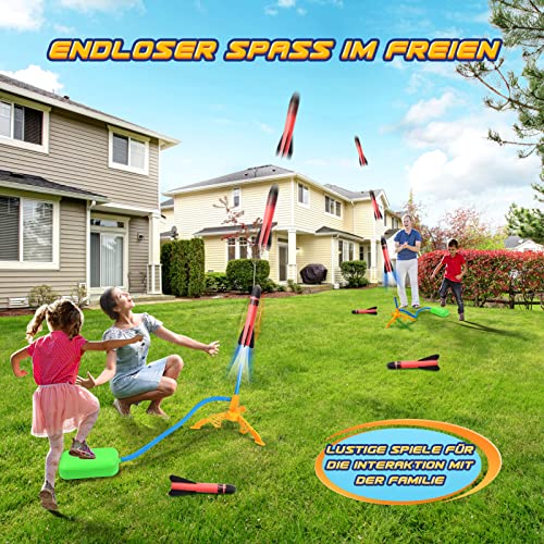 Anginne Rocket Air Pressure, Outdoor Toy for Children - Gifts for Boys Girls