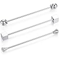 HONEY BEAR 2.52inch Mens Shirt Collar Bar Pin Clips Clasp Set Business Gift 6.4cm