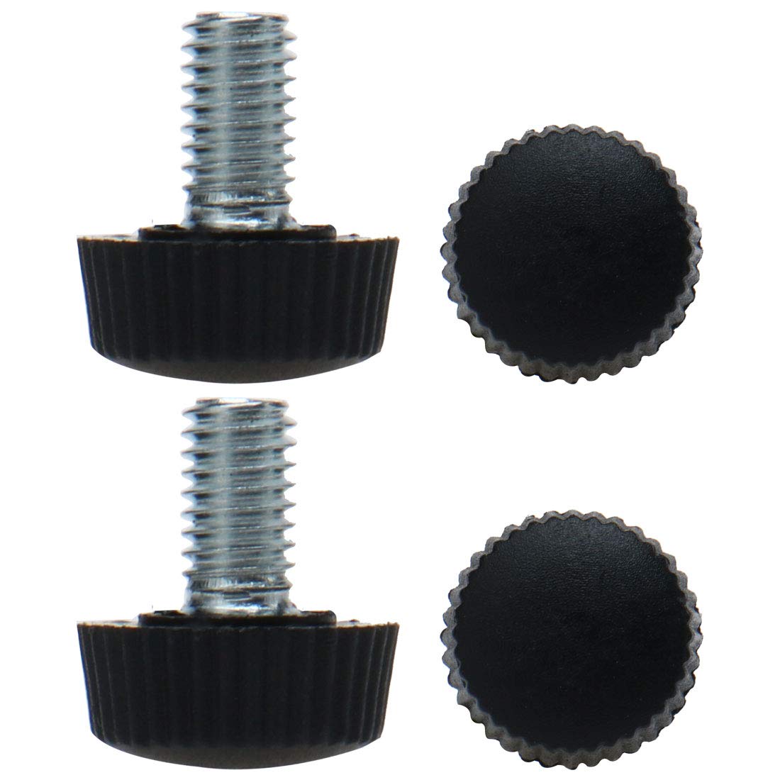 Sourcingmap M6 x 10 x 16mm Leveling Feet Adjustable Leveler Floor Cover Protector for House Furniture Cabinet Table Chair Leg 4 Pack