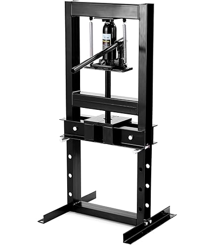 20 Ton Hydraulic Shop Press H-Frame Bearing Press Adjustable Benchtop