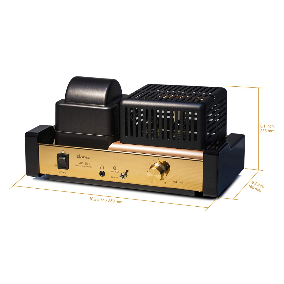 Dared MP5BT HiFi Audiophiles Professional Valve Amplifier Bluetooth