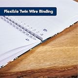 Oxford Botanics Twin Pack A4 Hard Cover Wirebound Notebook 140 Pages view 4