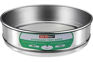 Xin Tester 14 mesh Standard Mesh Lab Sieves Laboratory Sample Test Analysis Sieve Dia 7.88 Inches