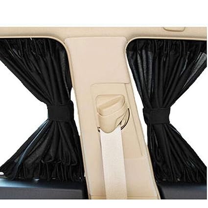 Amazon Com 2 Pack Car Curtains Window Shades Uv Protection Auto