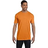 Comfort Colors 6.1 oz. Garment-Dyed Pocket T-Shirt (6030CC) -BURNT ORAN -2XL