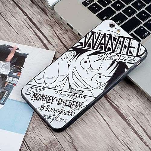 Luxury Black White Naruto Sasuke Kakashi Phone Case for iPhone X 8 7 Plus XR XS Max (6, iPhone 7Plus/8Plus)