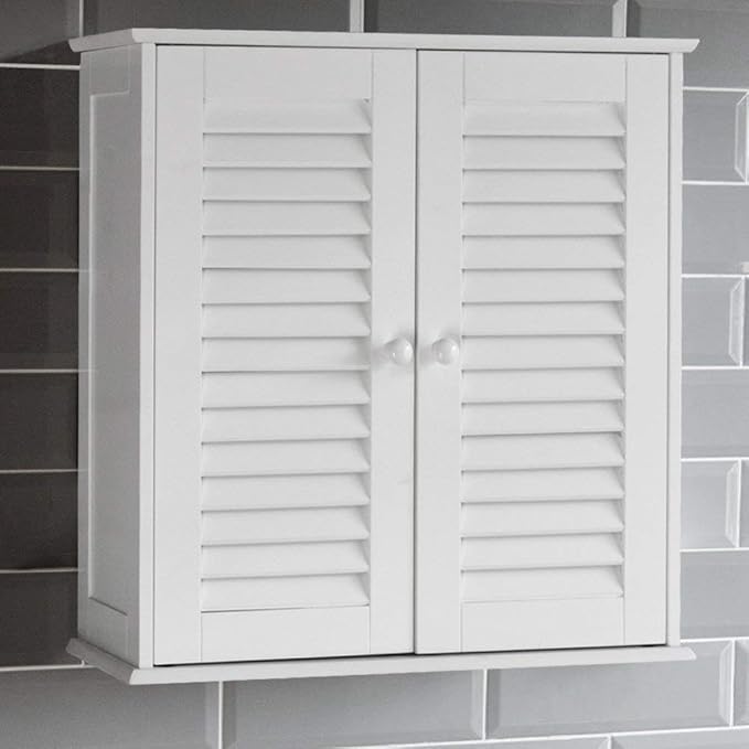 Bath Vida Bathroom Double Door Shutter Wall Mounted Storage