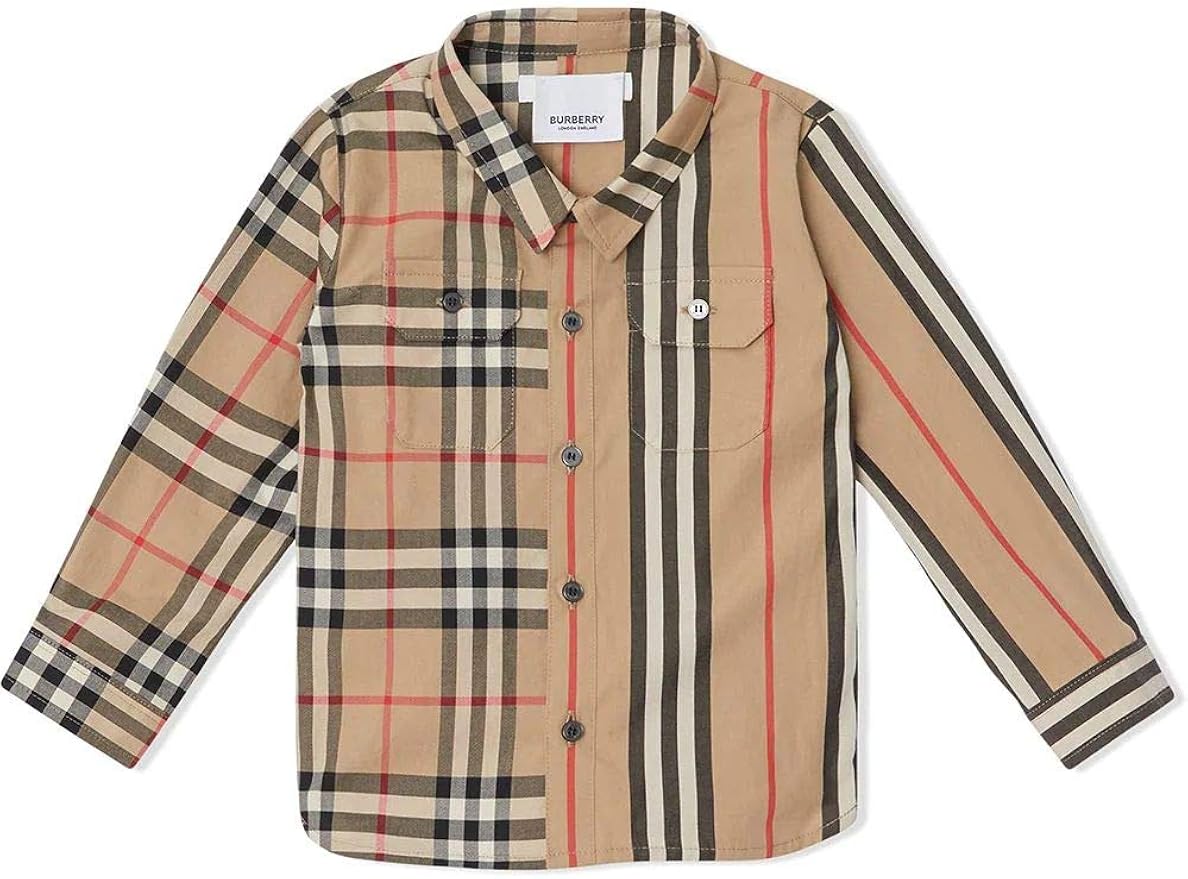 BURBERRY Luxury Fashion BabyBoys Shirt Winter Beige Amazon.ca Sports