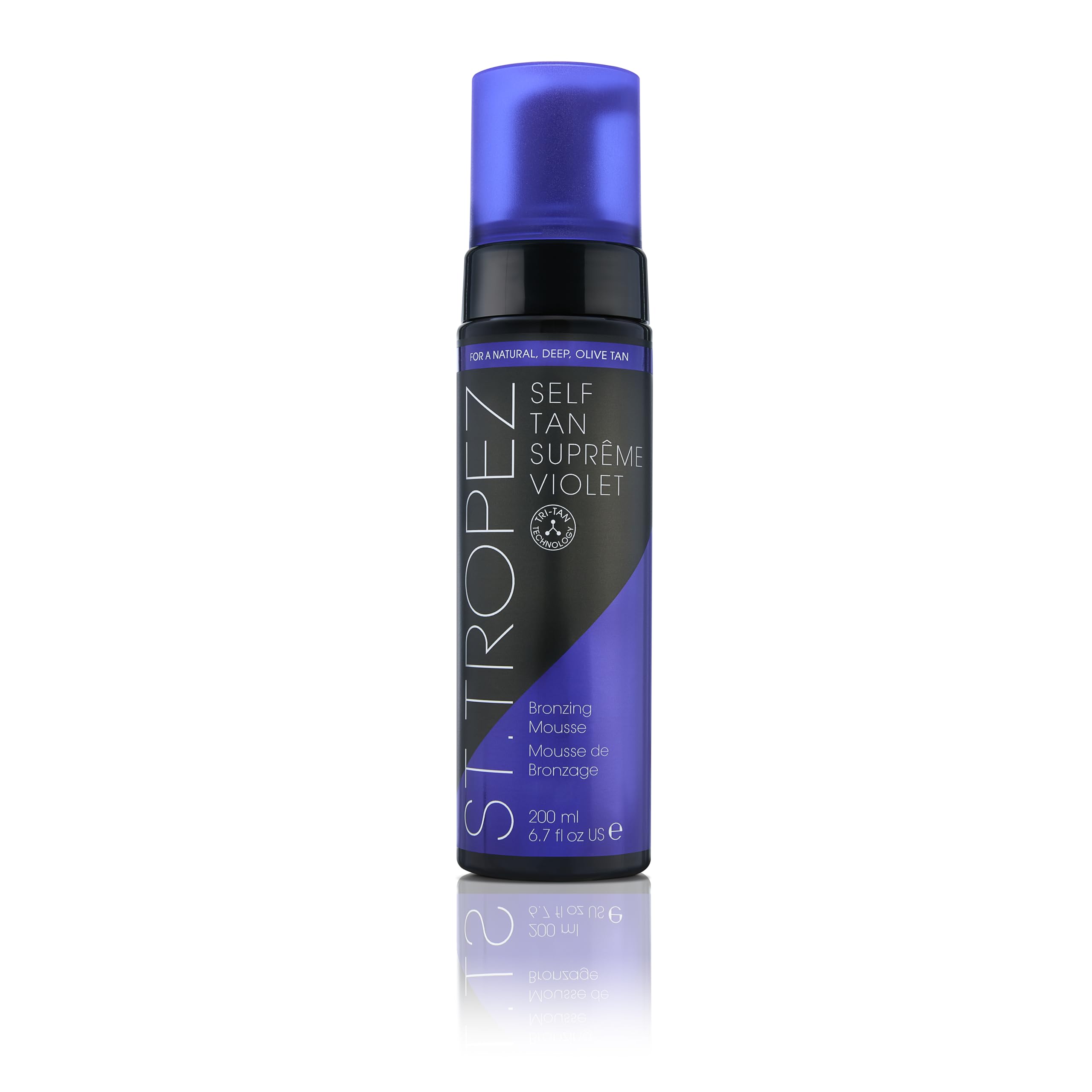 Photo 1 of St.Tropez Self Tan Suprême Violet Bronzing Mousse, Hydrating, Ultra-Rich Natural Olive Tan, Streak-Free Finish, Vegan, Natural & Cruelty Free, 6.7 fl oz