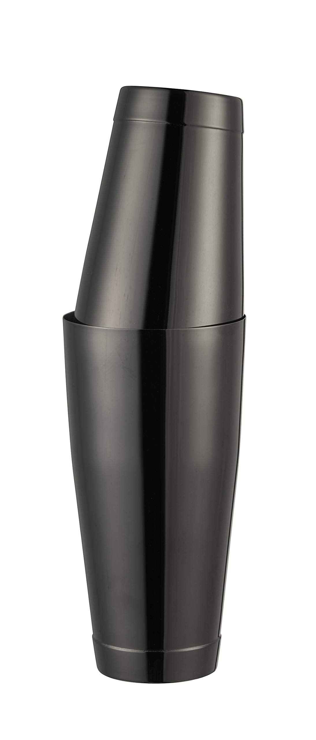 Boston Shaker Tin on Tin Gun Metal Black Plated Weighted Base 28oz + 18oz for Cocktails